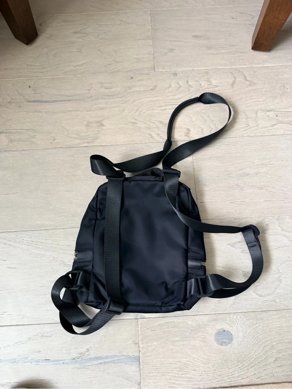 lululemon athletica Black Mini Backpack Crossbody